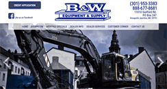 Desktop Screenshot of bwequipment.com